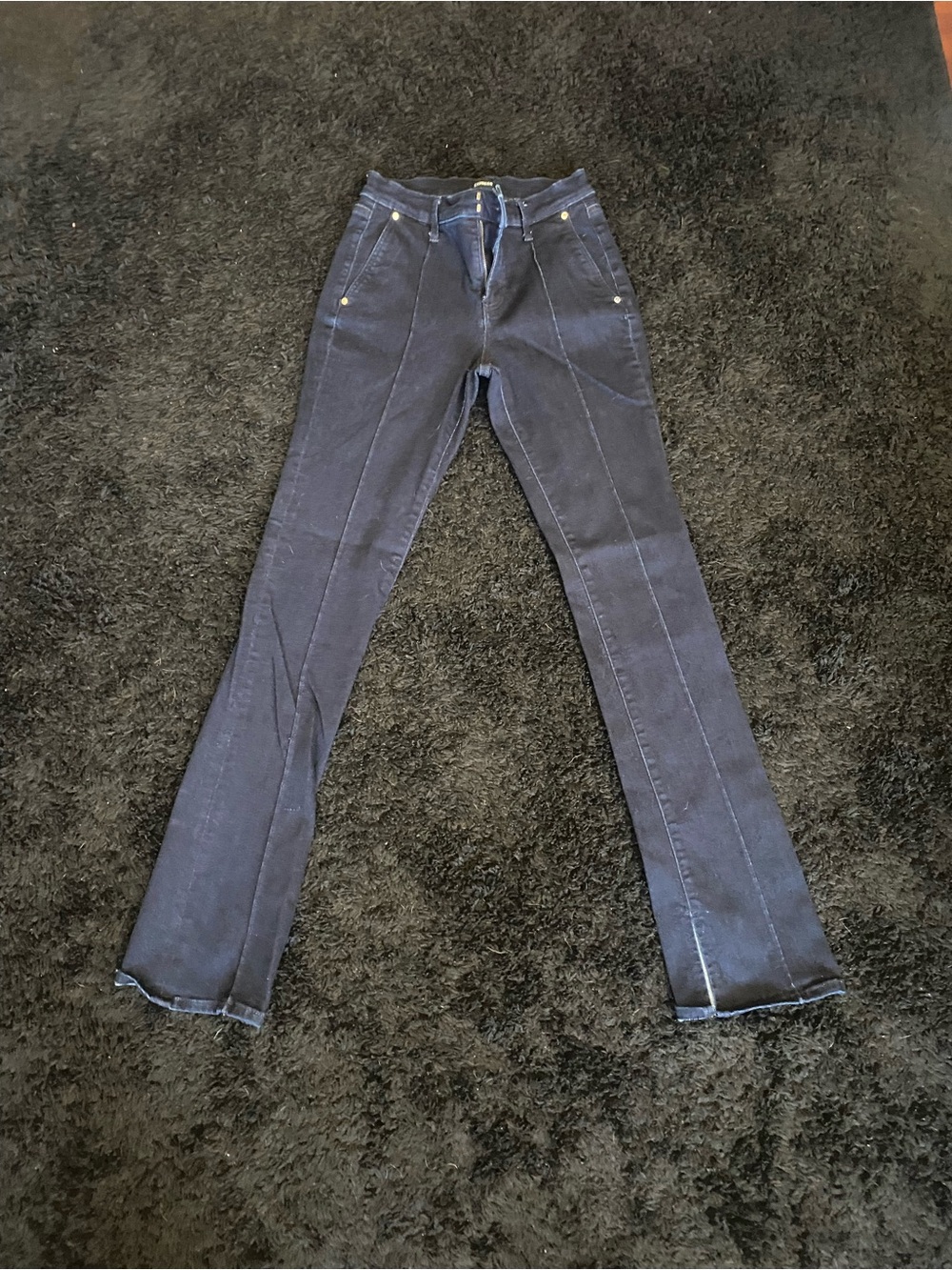 Express Women's skyscraper Jeans with Front Seams